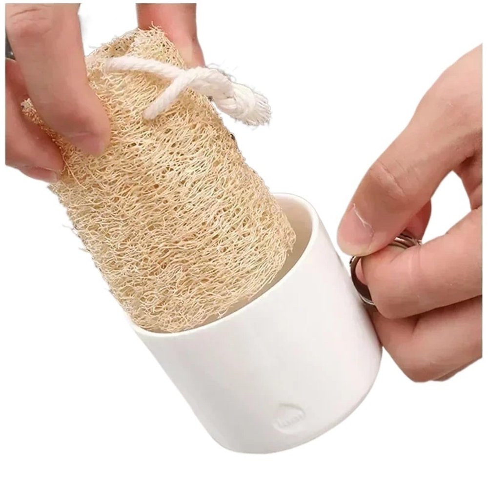 1/3PCS Multi Natural Loofah Washing Brushes Luffa Loofa Bath Body Shower Sponge Kitchen Cleaing Scrubber Bathroom Accessories(1PC)