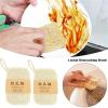 5PCS Natural Loofah Dishwashing Brush Double-Sided Easy to Clean Dishwashing Cloth Quick Drying Nonstick Loofah Cleaning Brush view 3