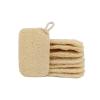 6pcs Dual-Layer Loofah Sponge Exfoliator - Natural Loofah Outer for Scrubbing + Soft Sponge Inner for Massage, Bath Kitchen Use(6pcs Single Layer) view 1
