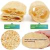 1pcs Natural Bath Loofah Exfoliating Body Sponge with Rope Loofah Scrubber for Skin Care Spa Shower Body Bath Brush view 3