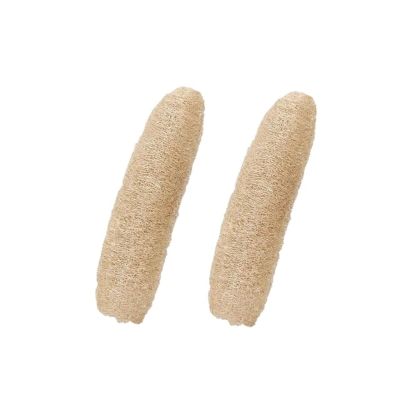 2PCS Natural Loofah Luffa Loofa Bath Body Shower Exfoliating Scrubber Sponge Kitchen Scrub Pad Rub Pot Dishes Cleaning Brush(2PCS(20-29cm))