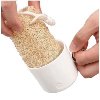 1/3pcs Natural Loofah Washing Brushes Luffa Loofa Bath Body Shower Sponge Kitchen Cleaing Scrubber Bathroom Accessories(1PCS)
