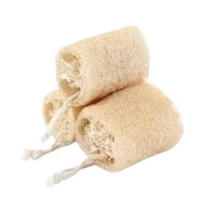 3Pcs Natural Loofah Luffa Loofa Bath Body Shower Sponge Kitchen Cleaing Scrubber Scrub Pad