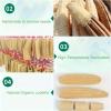 4PCS Natural Organic Loofah for Exfoliating Skin Loofah Shower, Use with Body Scrubber in Bath Shower view 3