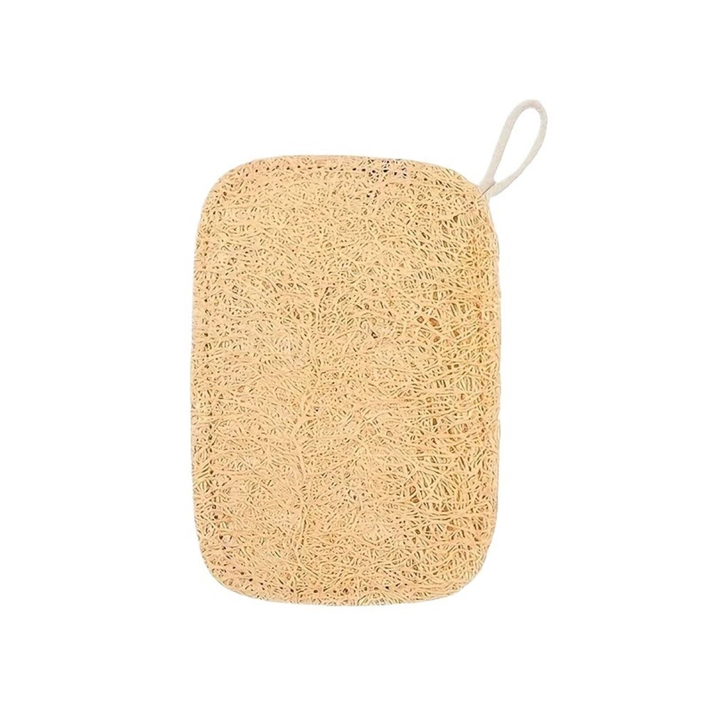 5pcs-Pack Natural Loofah Sponge Bath Scrubbers - Gentle Body Exfoliators for Men & Women, Ideal for Kitchen/Bathroom Cleaning