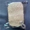 5pcs-Pack Natural Loofah Sponge Bath Scrubbers - Gentle Body Exfoliators for Men & Women, Ideal for Kitchen/Bathroom Cleaning view 2
