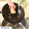 1pc Natural Loofah Luffa Sponge Non-Stick Long Body Shower Sponge Good Absorbency Ecological Planting Pot Brush Bath Kitchen(20-25cm) view 3
