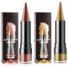 BERALLOYE 2PCS Glitter Eyeshadow Stick & Eyeliner Pencil, 4-in-1 Metallic Shimmer Cream Eyeshadow, Long-Lasting Waterproof Eye Brightener, Highly Pigmented Eye Makeup(#01) view 1