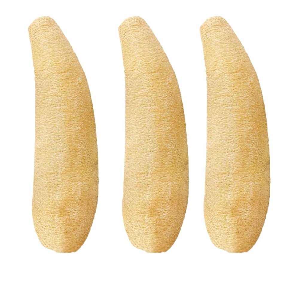 20-40CM Loofah Sponge for Body Exfoliating Kitchen Bathroom Accessori Long Luffa Soap Back Scrubber Full Cellulose Board Shower(20-25cm-3pcs)