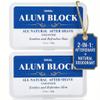 SOMADA Alum Block, Natural Aftershave Stone, 3.5oz/100g, 2-Pack view 1