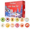 Christmas Surprise Bath Bombs Set, 12 PCS Handmade Bubble Bath Bombs with Hidden Toys Inside for Cute Boys and Girls, Moisturizing Fizzies with Cheerful Scents, Holiday Gingerbread Spa Gift Set. view 4