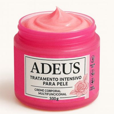 ADEUS Pink Rose Intensive Cream  Firming Anti-Cellulite & Stretch Mark Body Rosa Crema with Asiatica & Seaweed Extract  Moisturizing & Smoothing Skincare  300 g (300g, Pink Rose)