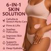 ADEUS Pink Rose Intensive Cream  Firming Anti-Cellulite & Stretch Mark Body Rosa Crema with Asiatica & Seaweed Extract  Moisturizing & Smoothing Skincare  300 g (300g, Pink Rose) view 3
