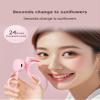 2025 C-Shape Heated Eyelash Curler - 24H All-Day Hold, 3-Temp Settings, 5S Fast Heat, USB Rechargeable, Frameless Wide-Angle Design with Heat-Resistant Silicone (White) view 3