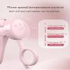 2025 C-Shape Heated Eyelash Curler - 24H All-Day Hold, 3-Temp Settings, 5S Fast Heat, USB Rechargeable, Frameless Wide-Angle Design with Heat-Resistant Silicone (White) view 4