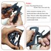 Nalodu 5 Inch Hair Claw Clips Unbreakable Bendable Silicone Big Rectangle Clip for Thick Hair Women, 3 Pack view 3