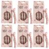 Blush Essential Professional Alligator Hair Clips - 4pk Cute Cherry & Bow Design Hair Clips for Women, Gator Hair Styling Clips, Hair Sectioning Clips for Styling and Cut (Bow & Cherry, 6 (24 clips)) view 1