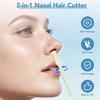 Atoymut 6Pcs Manual Nose Hair Trimmer, 2025 Upgraded Nasal Hair Cutter, 360 Rotating Double-Sided Blade Nostril Hair Remover, Portable Travel Home Daily Use Essentials with Ear Pick for Men & Women view 3