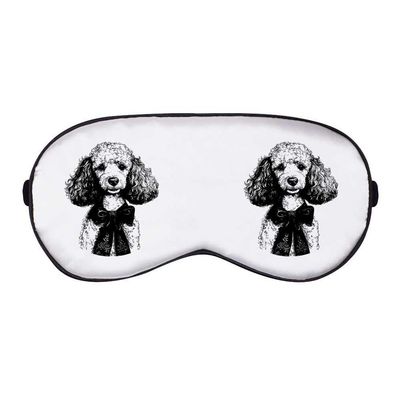 Azeeda 'Vintage Poodle Portrait' Sleep/Travel Eye Mask (EY00033428)
