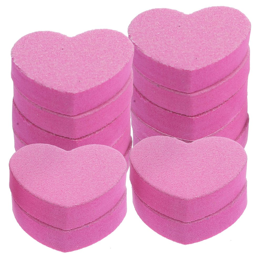 Beatifufu 50 Pcs Double-Sided Buffer Block Nail Files for Manicure Washable Sponge Sanding Block with Fine Grit Abrasion-Resistant Nail File