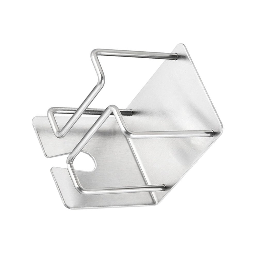 Mikinona Wall-mounted Stainless Steel Electric Razor Organizer Holder for Bathroom Shaver Stand with Material Space-saving Design to Speed Up Drying and Extend Razor Life Gift for Men