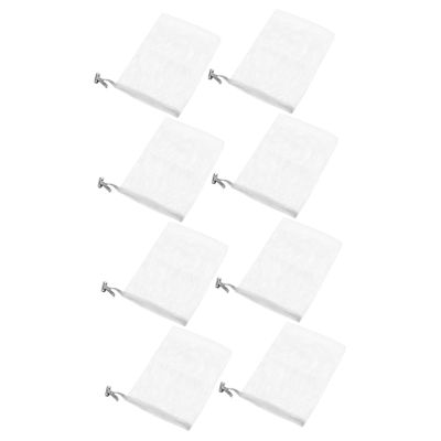 Beatifufu 8PCS Foaming Nets Soap Saver Pouches Exfoliating Mesh Soap Bags with Drawstring for Facial Cleansing for All Ages Deep Gray