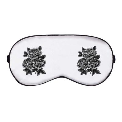 Azeeda 'Three Peonies' Sleep/Travel Eye Mask (EY00033426)