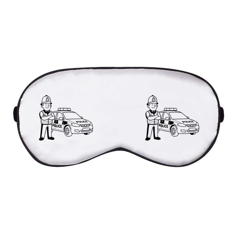 Azeeda 'Police Officer & Car' Sleep/Travel Eye Mask (EY00033465)