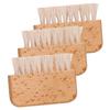 Beatifufu 3pcs Pig Bristle Nail Brush for Fingernail and Toe Cleaning Stiff Bristle Scrubbing Brush for Removing Stains Under Nails Portable Lightweight for Men and Women view 1