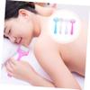 Beatifufu 4Pcs Facial Roller Massager for Skin Care Manual Muscle Relaxing Tool to Stimulate Circulation Reduce Wrinkles and Dark Circles Easy Storage with Hanging Random Color view 2