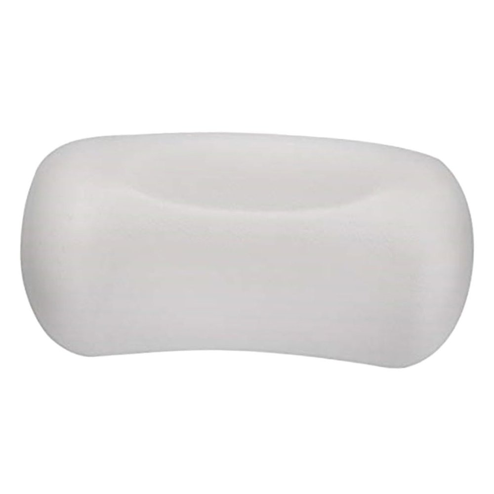 HAKIDZEL Bathroom Bath Pillow with Strong Suction Cups Tub Head and Neck Support Cushion for Spa and Bathtubs of All Comfortable White Backrest for Relaxation