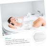 Beatifufu Bathtub Cushion with Strong Suction Cups for Head Neck Shoulder Support Non-Slip PVC Foam Spa Bath Pillow Fit for Any Tub Comfortable Relaxation Essential for Home and Travel view 3