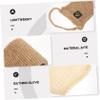 Beatifufu Exfoliating Back Scrubber with Dual-texture Jute Bath Gloves and Long Jute Towel Gentle Body Scrubbers for Women Shower Spa Deep Cleansing and Dead Skin Removal view 4