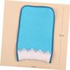 HAKIDZEL 3Pcs Exfoliating Bath Gloves Rayon Body Scrubber Mitts for Gentle Dead Skin Removal Shower Washcloths No Irritation Random Colors for Sauna and Bath Use Random Color view 2