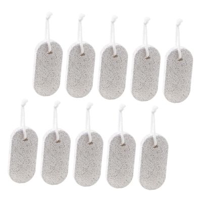 Mikinona 20PCS Volcanic Stone Foot Scrubber Pedicure Tool for Dead Skin Removal Callus Exfoliator Foot Care Props for Cutin Trimming