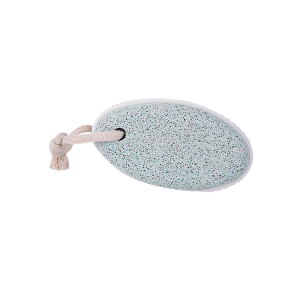 IWOWHERO Oval Pumice Stone Foot Grinding Tool for Pedicure Dead Skin Remover Lightweight Portable Foot Care Scrubber for Hard Dry Callus Exfoliating Rough Skin Treatment