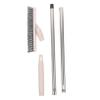 HAKIDZEL Rotatable Long Handle Floor Scrubber Brush with Stiff Bristles for Bathroom Tile Grout Cleaning Ergonomic Hard Bristle Scrub Brush for Bathtub Wall and Floor Crevices Space-Saving view 1