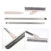 HAKIDZEL Rotatable Long Handle Floor Scrubber Brush with Stiff Bristles for Bathroom Tile Grout Cleaning Ergonomic Hard Bristle Scrub Brush for Bathtub Wall and Floor Crevices Space-Saving view 4