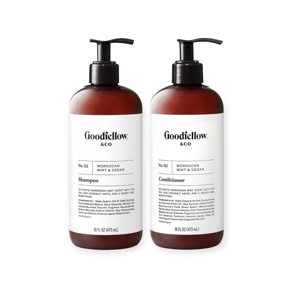 Goodfellow & Co Moroccan Mint & Cedar Shampoo & Conditioner Set  16 fl oz Each