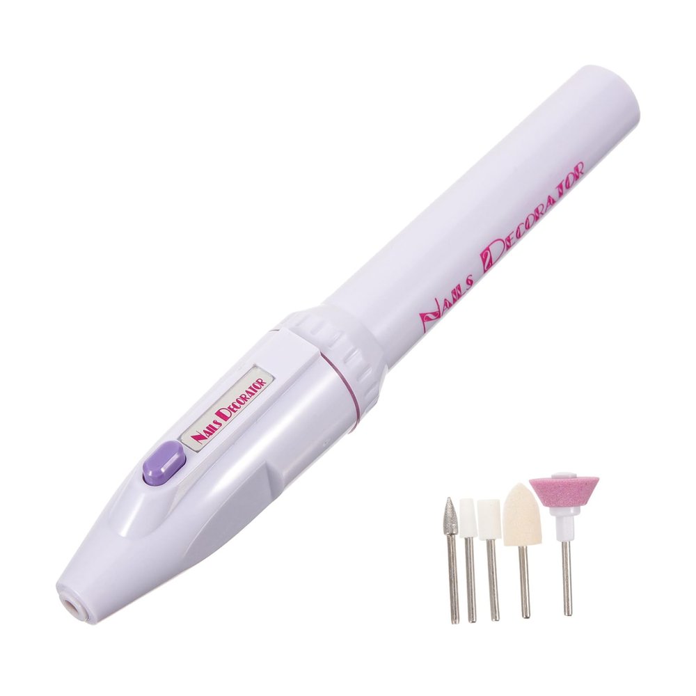 Gogogmee Portable Electric Nail Drill for Manicure and Pedicure Lightweight Ergonomic Nail File Machine with Replaceable Bits