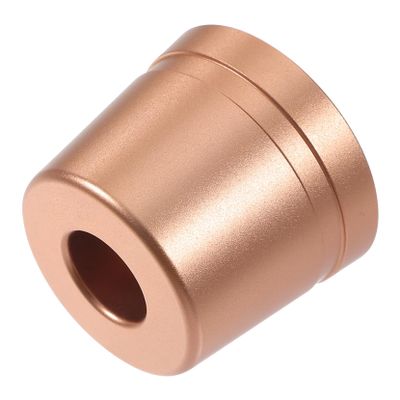 Beatifufu Rose Gold Aluminum Safety Razor Stand Compact Manual Razor Base Holder for Men Grooming Smooth Edges for Safe Use Space-saving Trimmer Organizer Easy to Clean Bathroom Accessory
