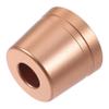 Beatifufu Rose Gold Aluminum Safety Razor Stand Compact Manual Razor Base Holder for Men Grooming Smooth Edges for Safe Use Space-saving Trimmer Organizer Easy to Clean Bathroom Accessory view 1