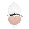 Beatifufu 1 Box Heart Shape Makeup Eggs Pink Dual-purpose Wet Dry Powder Puff Flocking Beauty Sponges for Foundation Blending and Cosmetic Application view 1