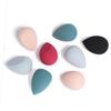 Beatifufu 1 Box Heart Shape Makeup Eggs Pink Dual-purpose Wet Dry Powder Puff Flocking Beauty Sponges for Foundation Blending and Cosmetic Application view 2
