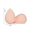 Beatifufu 1 Box Heart Shape Makeup Eggs Pink Dual-purpose Wet Dry Powder Puff Flocking Beauty Sponges for Foundation Blending and Cosmetic Application view 3