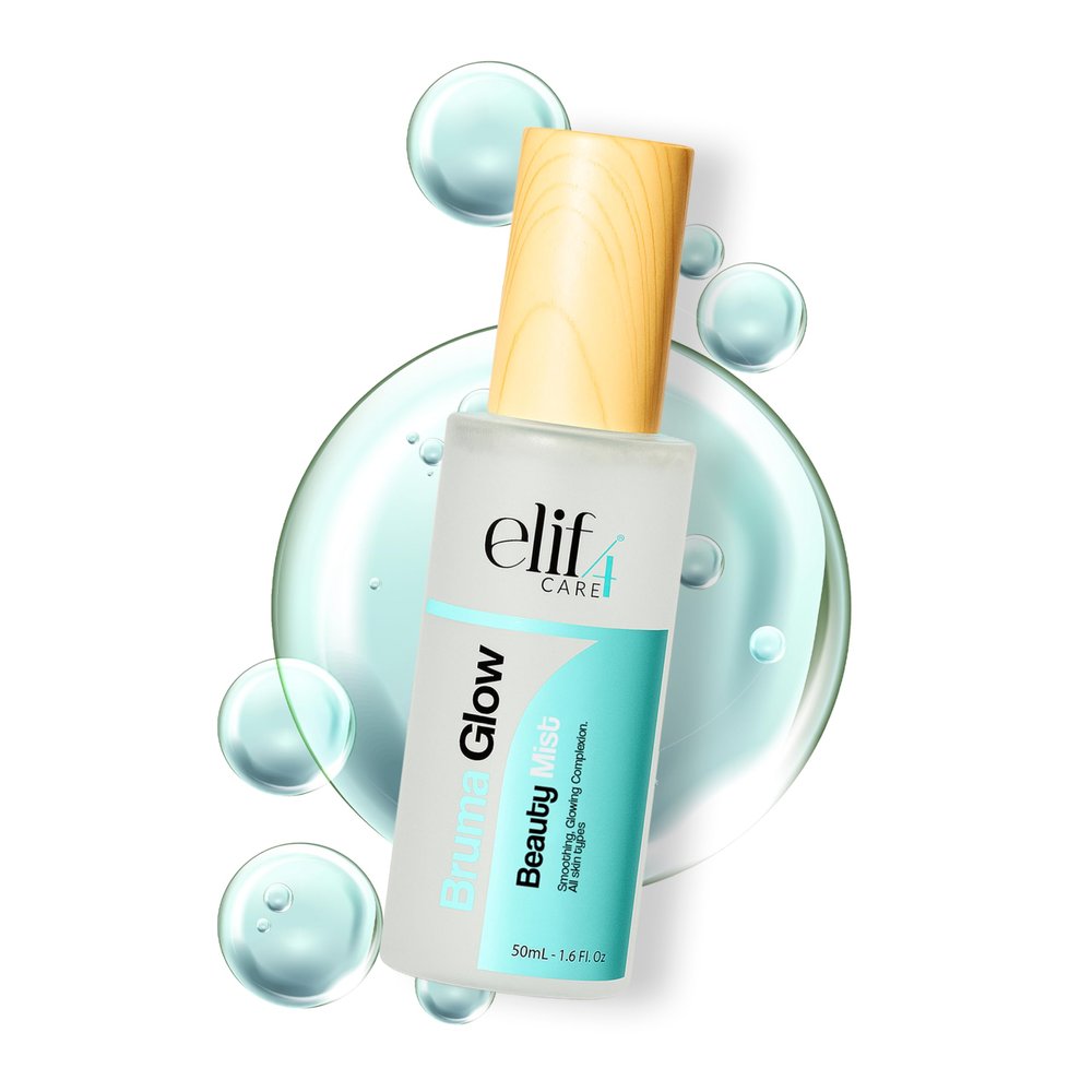 Elif 4 Care- Bruma Glow Hydrating Facial Mist Daily Skin Refresher & Makeup Setting Spray Aloe Vera, Chamomile, Calendula & Zinc All Skin Types 3.3 oz