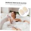 Beatifufu 2pcs Loofah Exfoliating Gloves Bath Scrubbers Body Scrubbing Mitts for Deep Pore Cleansing and Rich Generation Suitable for Back Neck Shoulders Cleaning view 2