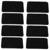 IWOWHERO 8pcs Ultra-thin Square Powder Puff Soft PU Leather Crystal Velvet Makeup Tools for Loose Pressed Powder Replacement and Portable Cosmetic Sponge view 1