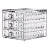 Beatifufu Clear Acrylic Makeup Organizer with Large Capacity Multi-compartment Cosmetic Storage Drawer for Lipstick Brushes Eyebrow Pencils Transparent Container for Cosmetics and Skincare view 1