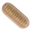 Beatifufu Double-sided Fingernail Cleaning Brush with Fine Bristles Oval Nail Manicure Scrubber for Home Salon Use view 1